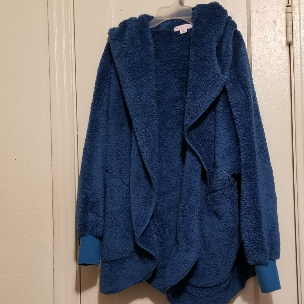 JW STYLE OPEN SWEATER JACKET S